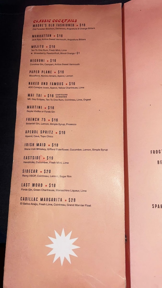 Tu Madre - West Hollywood Menu - Image 5